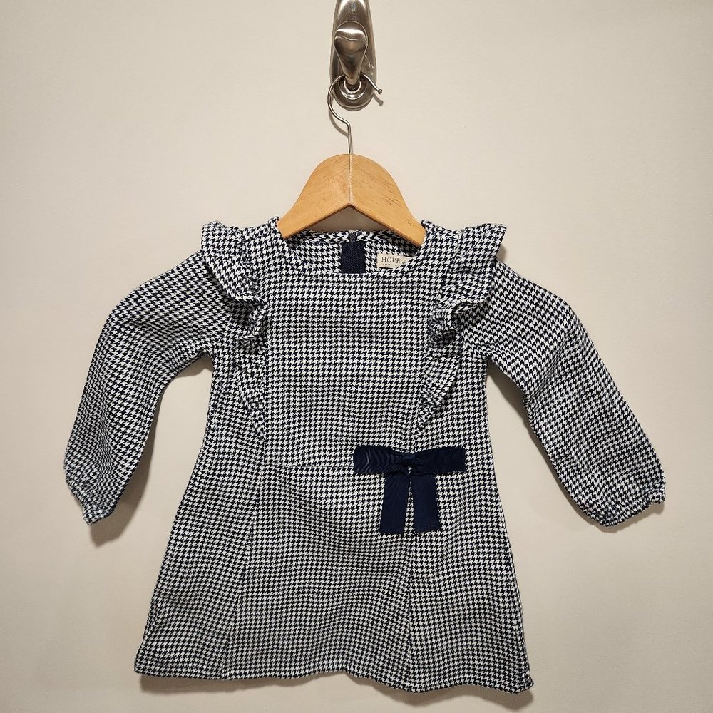 Hope and Henry Houndstooth toddler girls’ dress